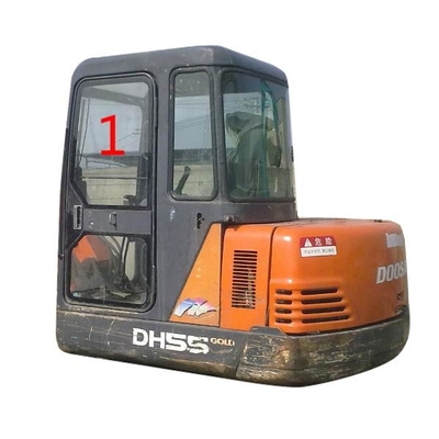 왼쪽 대우 DH55 볼보 굴삭기 바람막이 5 밀리미터 두께