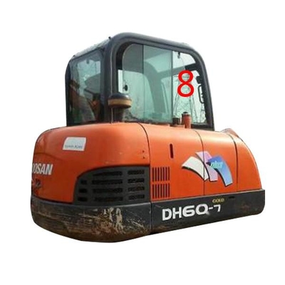 DH60-7 DH55 태양 55V-WV 두산 글라스는 작은 굴삭기 글라스를 완화시켰습니다