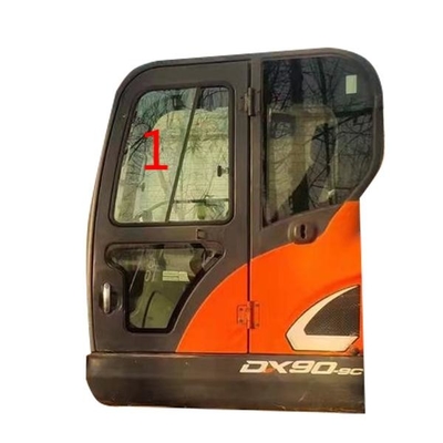 DX70 DX90-9C 굴삭기 캐빈은 사이드 글라스 비스듬한 입장 NO.1 방풍을 남겼습니다