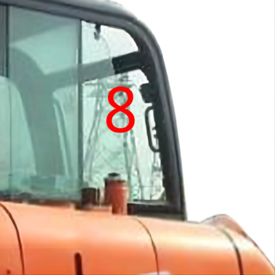 DH60-7 DH55 태양 55V-WV 두산 글라스는 작은 굴삭기 글라스를 완화시켰습니다