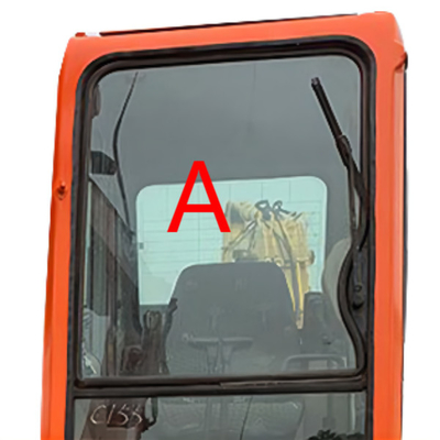 DX225LC-7 DX150LC-7 굴삭기 바람막이 대체 두산 Front Up는 A를 배치합니다