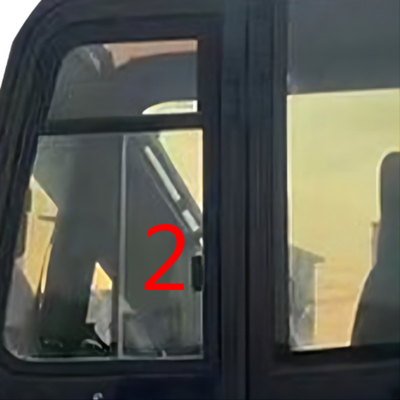 E307E CAT307E 굴삭기 도어 윈도우 대체 애벌레는 사이드 직진 위치 NO.2를 남겼습니다