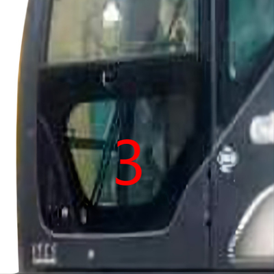 SK-6 SK-8 SK230-6 SK50 고벨코 굴삭기 유리는 문 아래쪽 번호. 3 그린을 남겼습니다