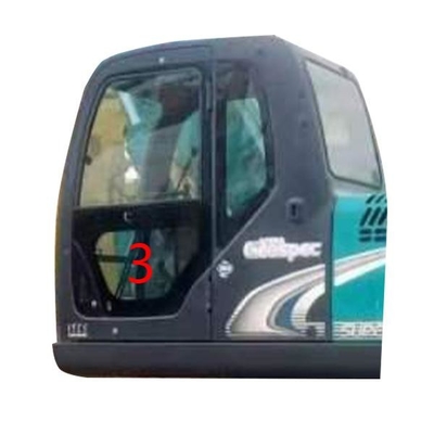 SK-6 SK-8 SK230-6 SK50 고벨코 굴삭기 유리는 문 아래쪽 번호. 3 그린을 남겼습니다