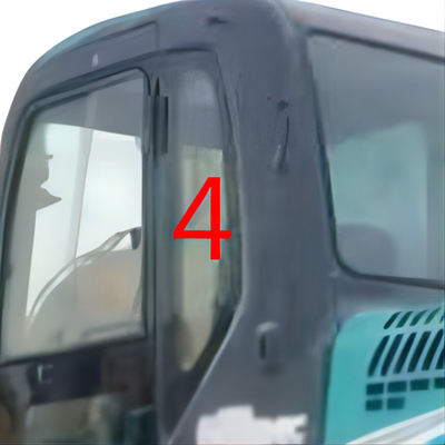 SK-8 SK-6 SK230-6 좌측 문 리어 윈드쉴드 글래스는 부드러워졌습니다