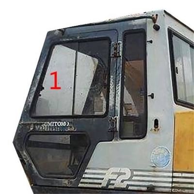 SH280 S280 방풍 템퍼드 글라스 건설 기계 택시는 문을 떠났습니다