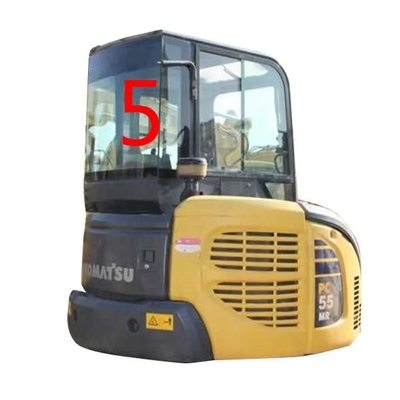 바람막이 PC55MR PC55 코마츠 굴삭기 창문 대체 로에스 후면 NO.5