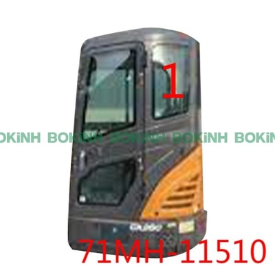 71MH-11510 현대 전면 유리 굴삭기 택시 창문은 완화시킨 측상단 입장 NO.1을 남겼습니다
